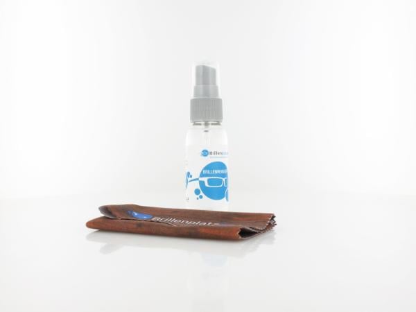 Brilando | Brillenreiniger mit Mikrofasertuch
