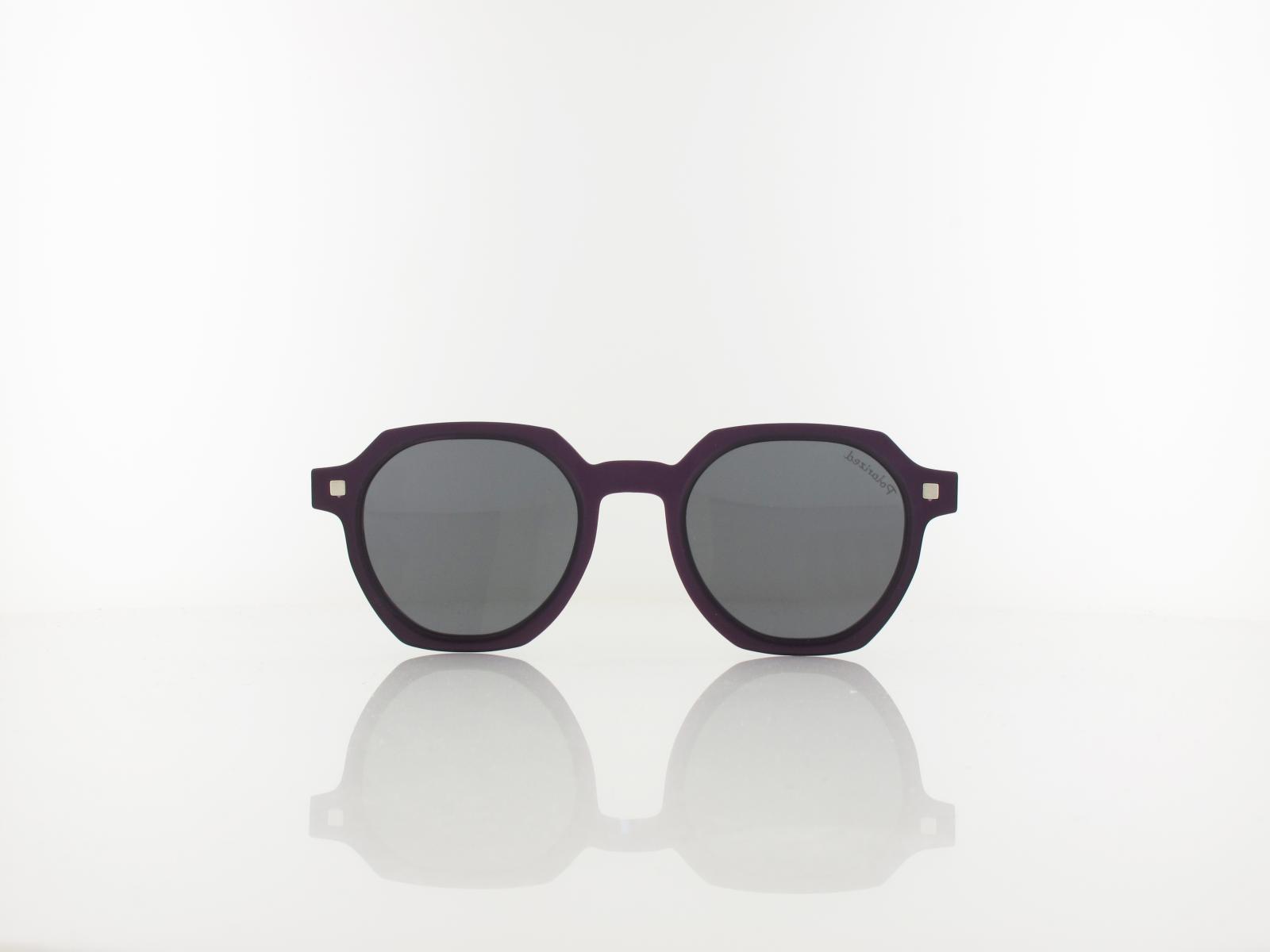 Brilando | CLIP TRC-30F 1 | matt purple / smoke polarized