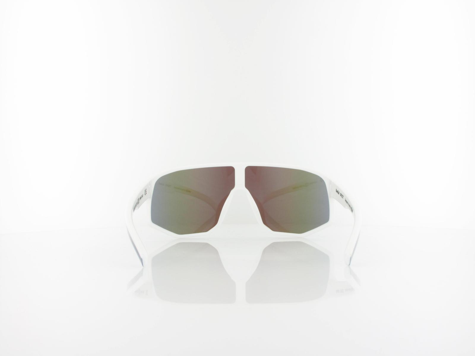 Red Bull SPECT | DASH 005 129 | white / smoke with blue mirror