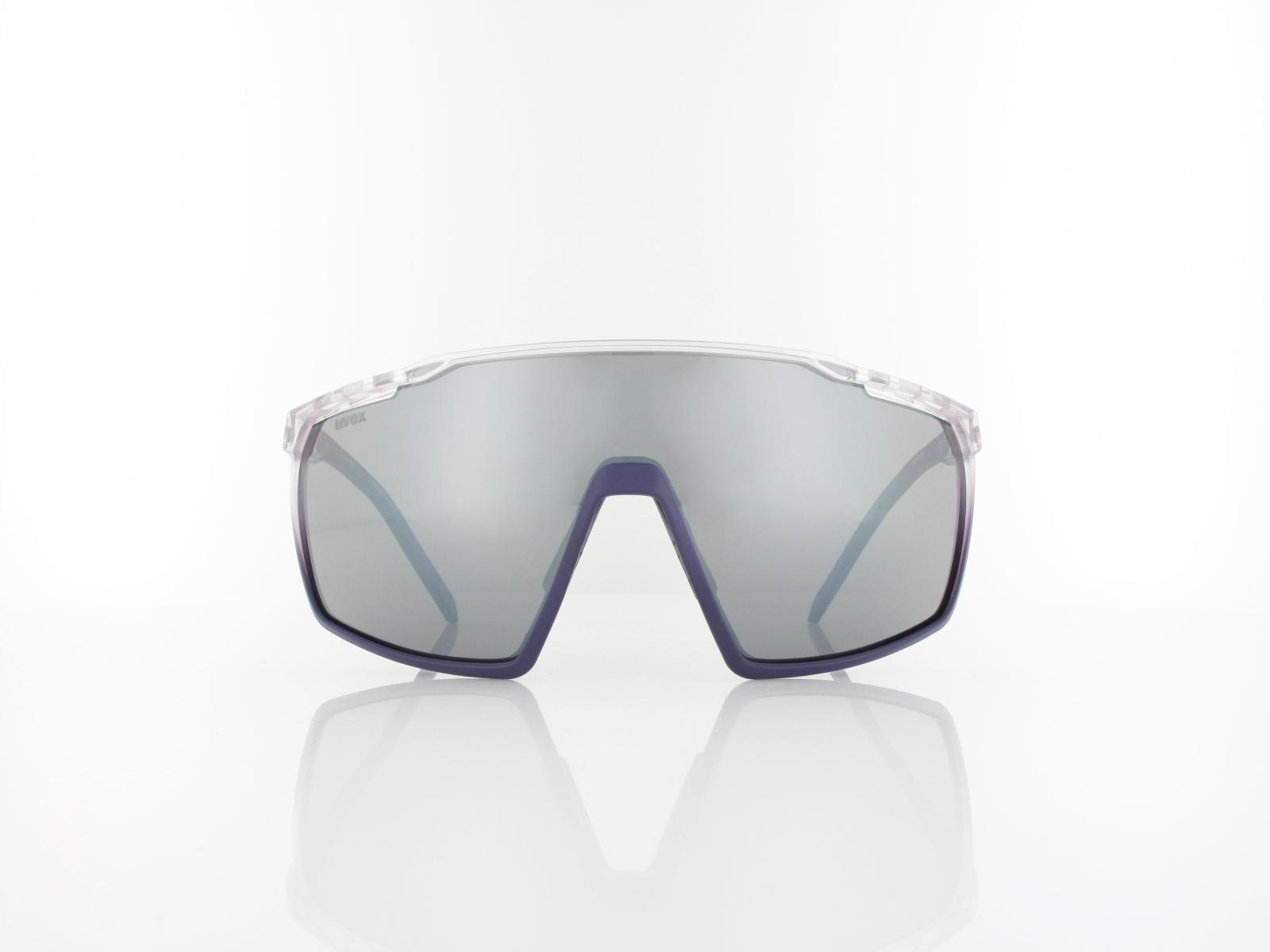 UVEX | mtn perform S533039 9416 136 | clear-met purple / supravision mirror silver