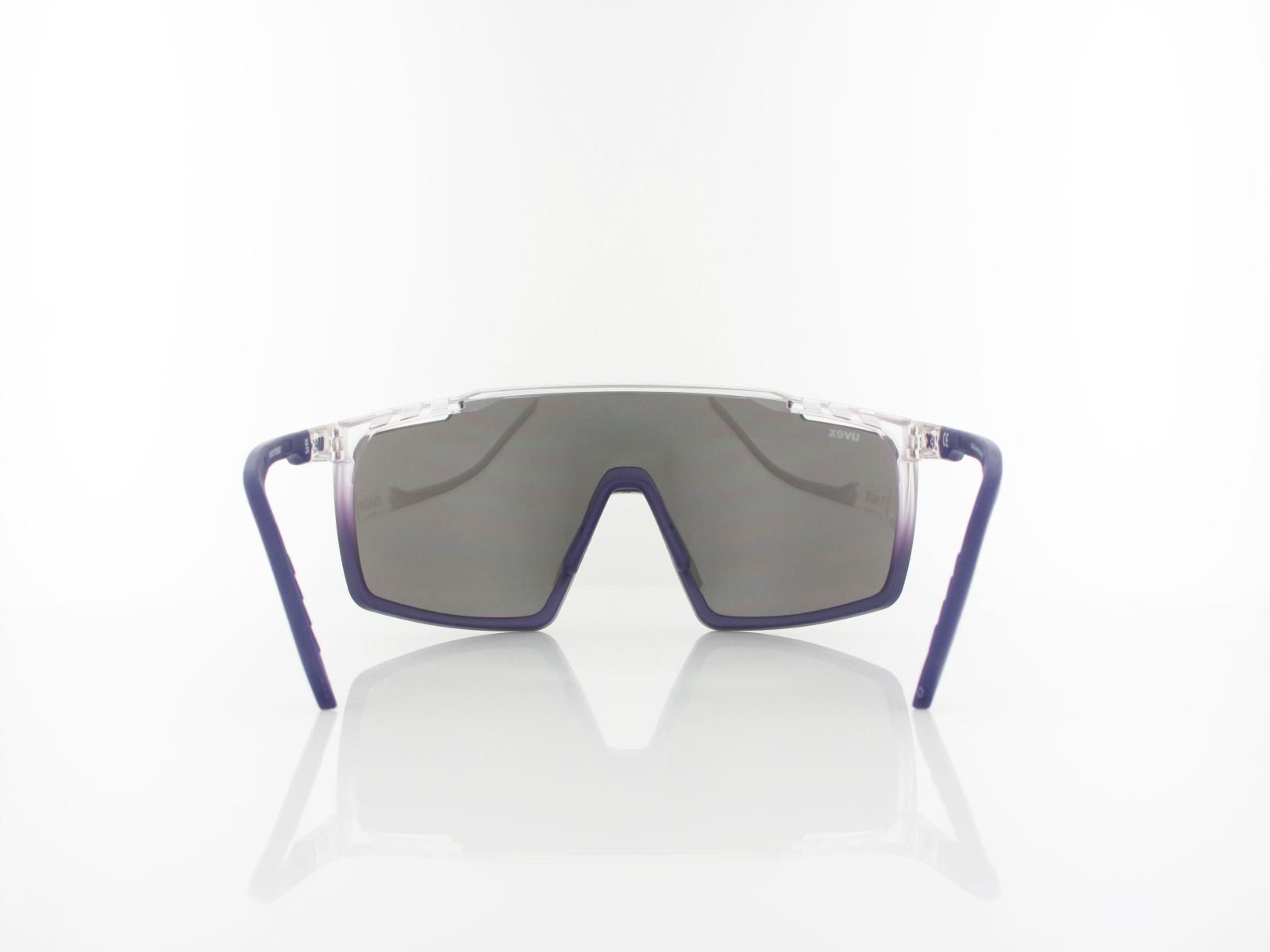 UVEX | mtn perform S533039 9416 136 | clear-met purple / supravision mirror silver