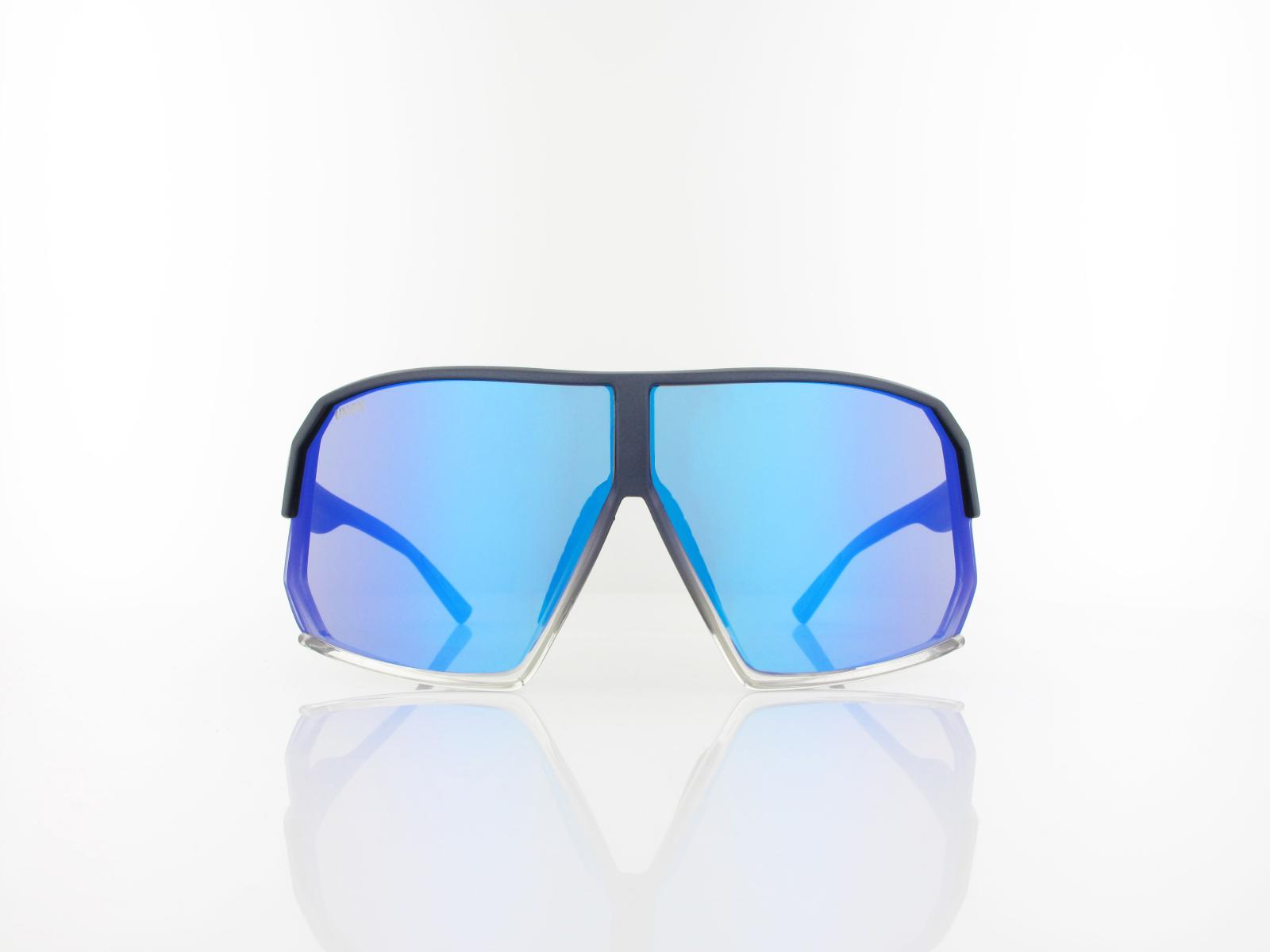 UVEX | sportstyle 237 S533058 4916 75 | metallic blue-clear / supravision mirror blue