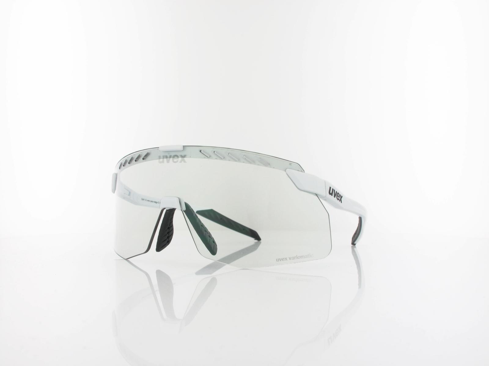 UVEX | pace stage S V S533084 8804 141 | white matt / variomatic litemirror blue
