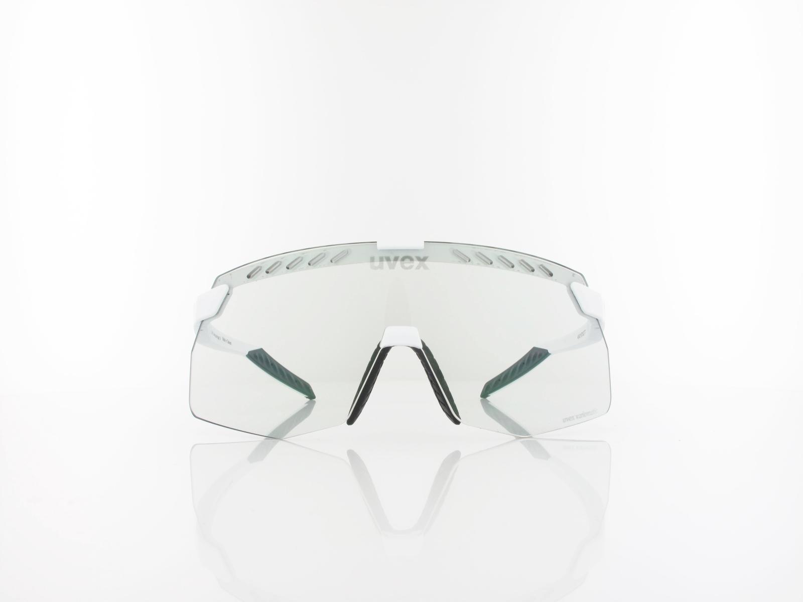 UVEX | pace stage S V S533084 8807 141 | white matt / variomatic litemirror green