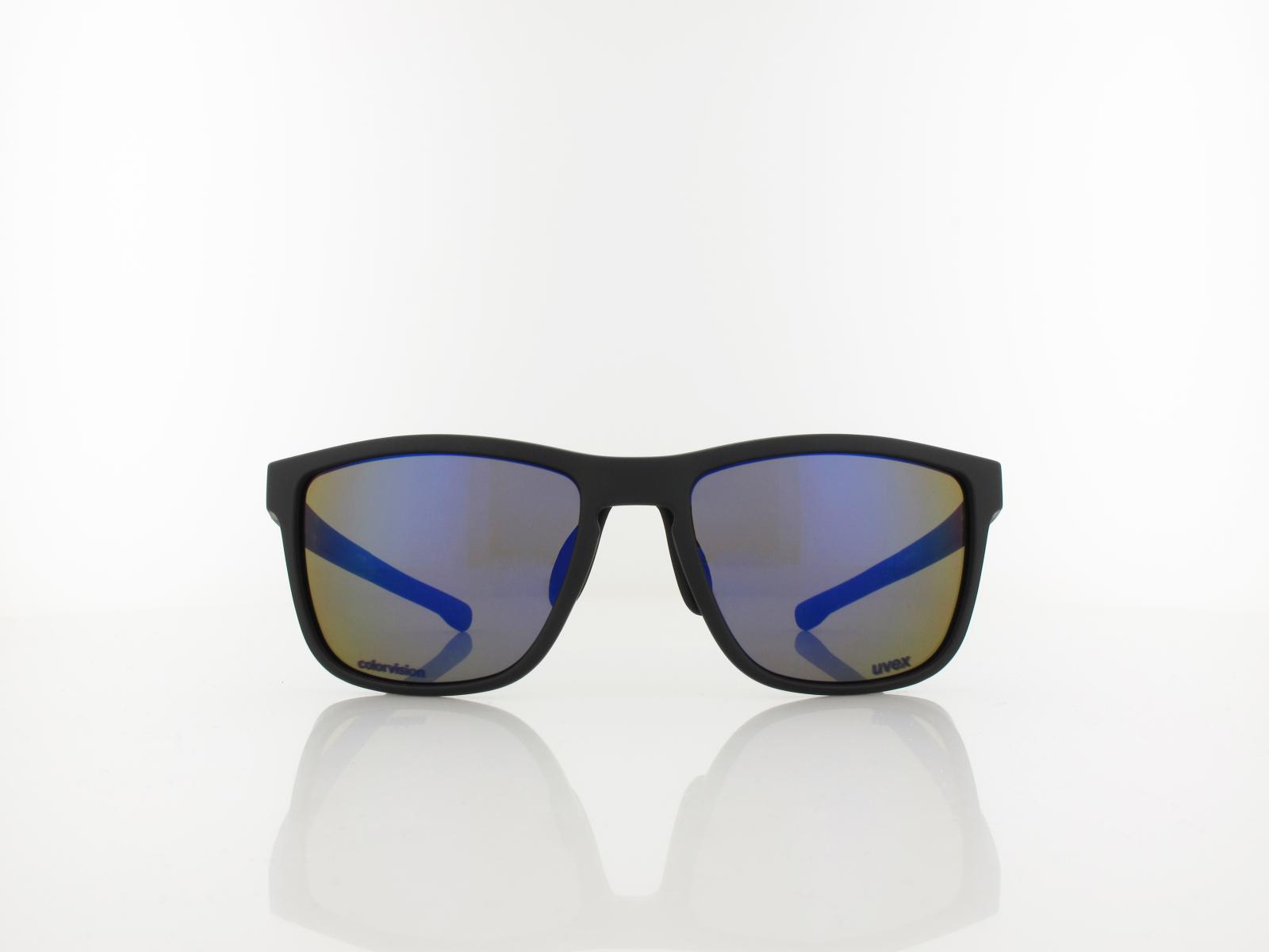 UVEX | RXd 4008 CV 1200 56 | schwarz matt / colorvision nature - plasmaspiegel