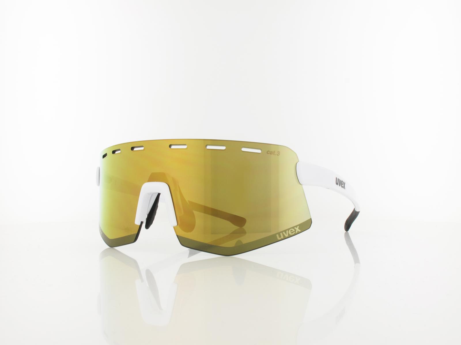 UVEX | RXs 4303 CV 2000 158 small | weiß glänzend / colorvision nature goldspiegel
