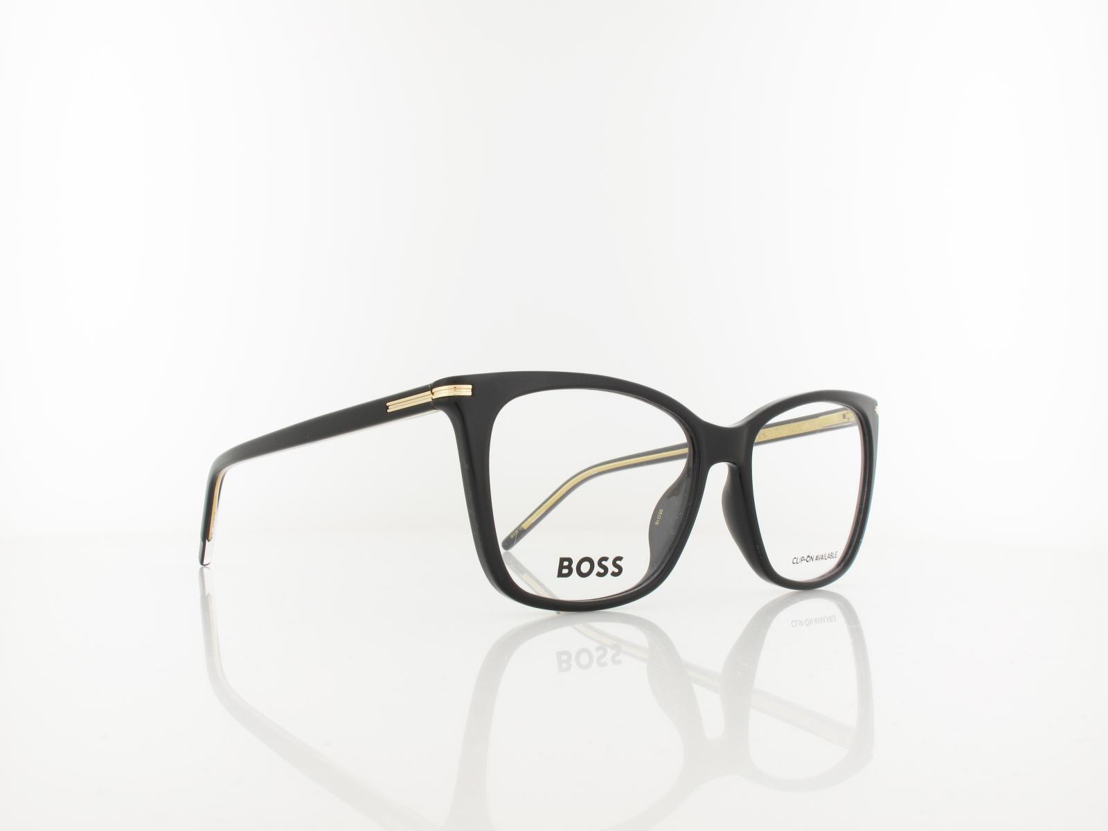 Boss | BOSS 1787/G/C 807/16 55 | black / green shaded polarized