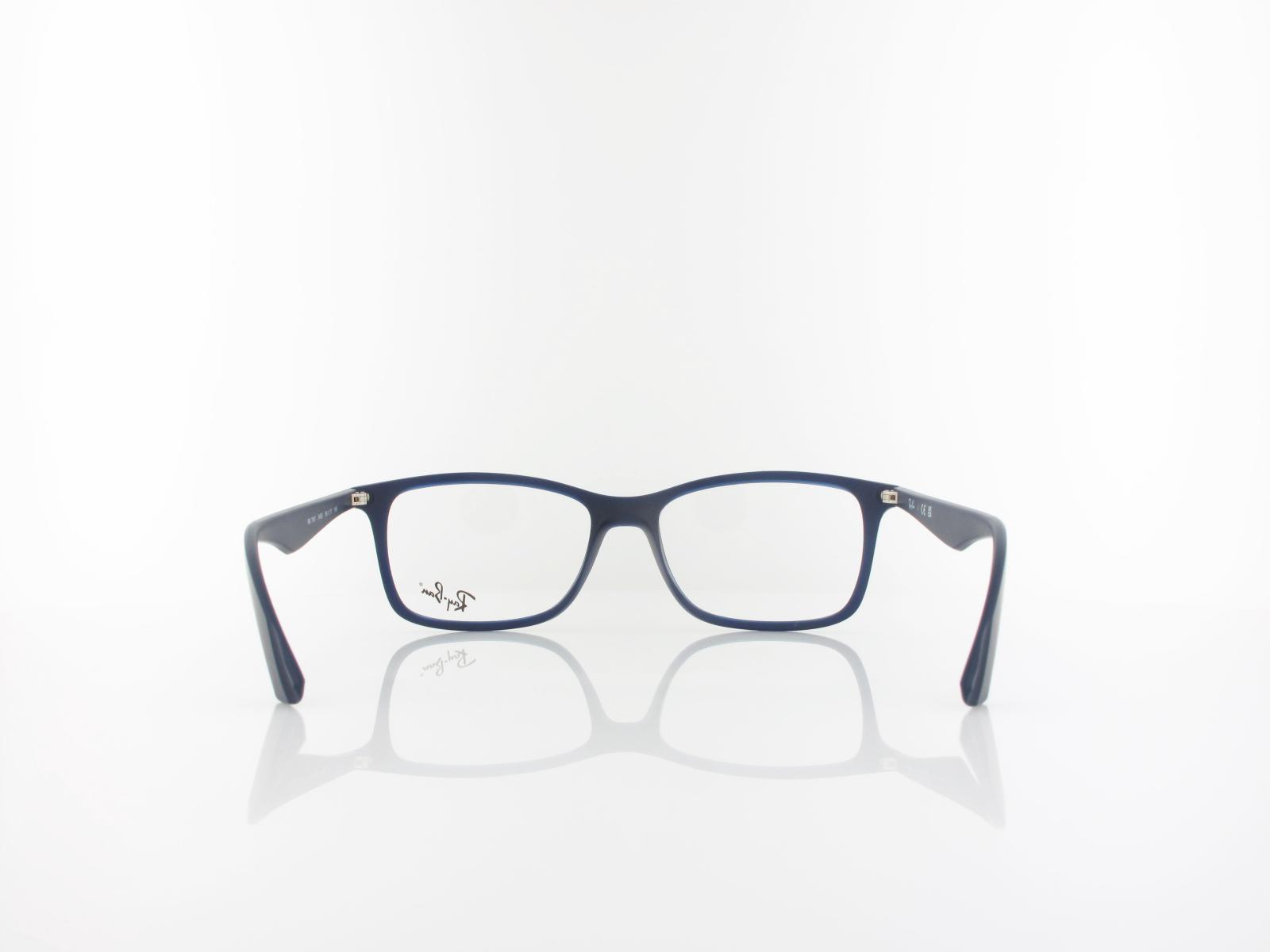 Ray Ban | RX7047 5450 56 | matte transparent blue