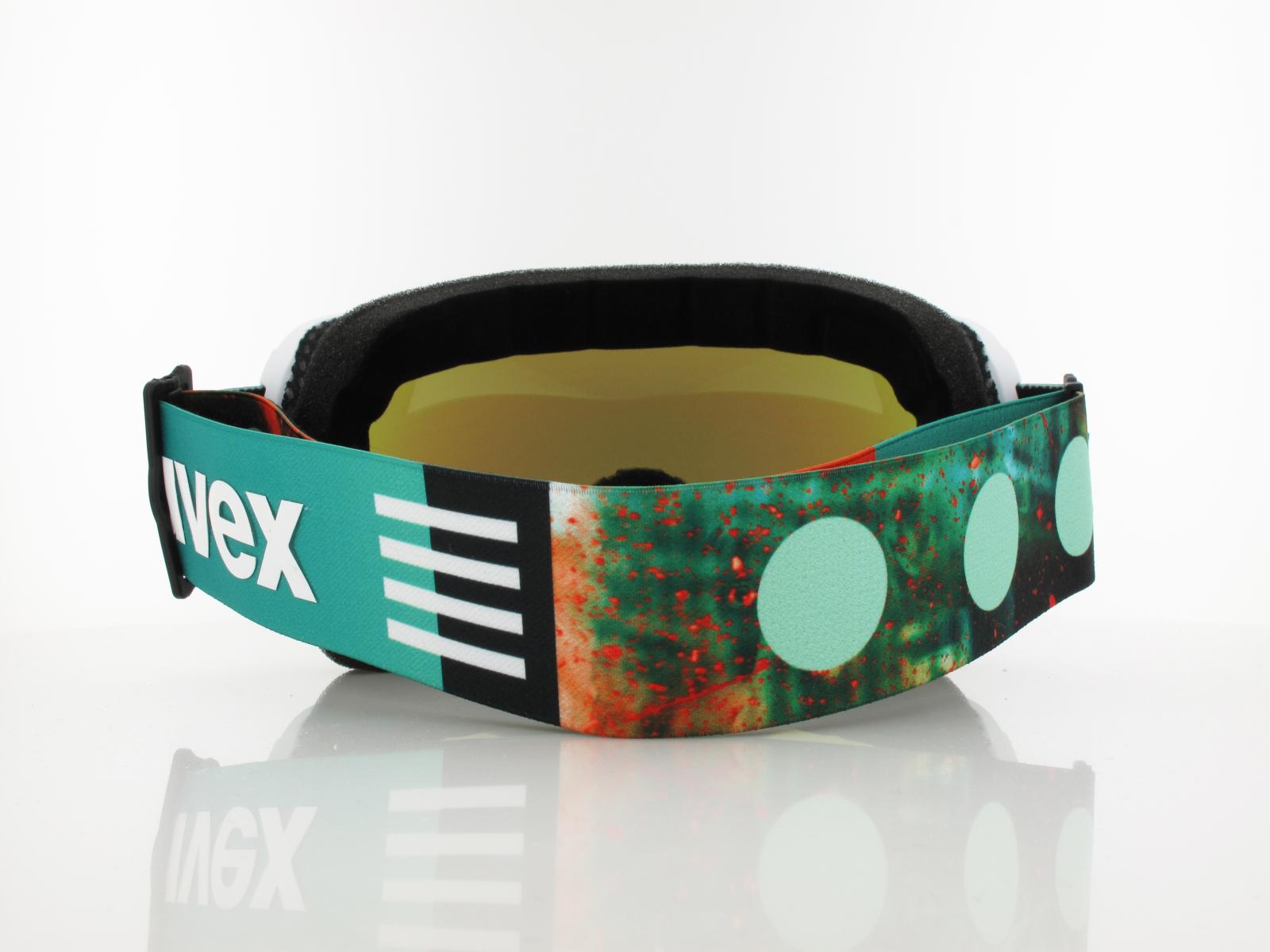 UVEX | downhill 2100 CV S550392 1130 | white matt / mirror green colorvision green
