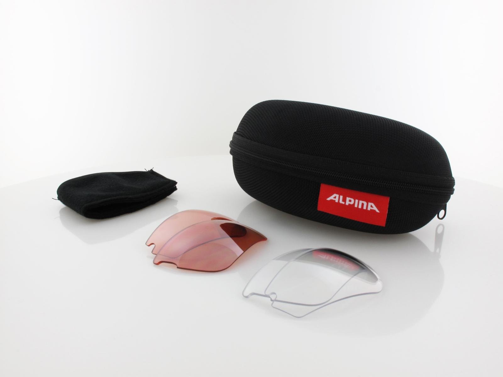 ALPINA | Tri-Scray 2.0 A8641 321 70 | moon-grey matt / black mirror - clear - orange mirror