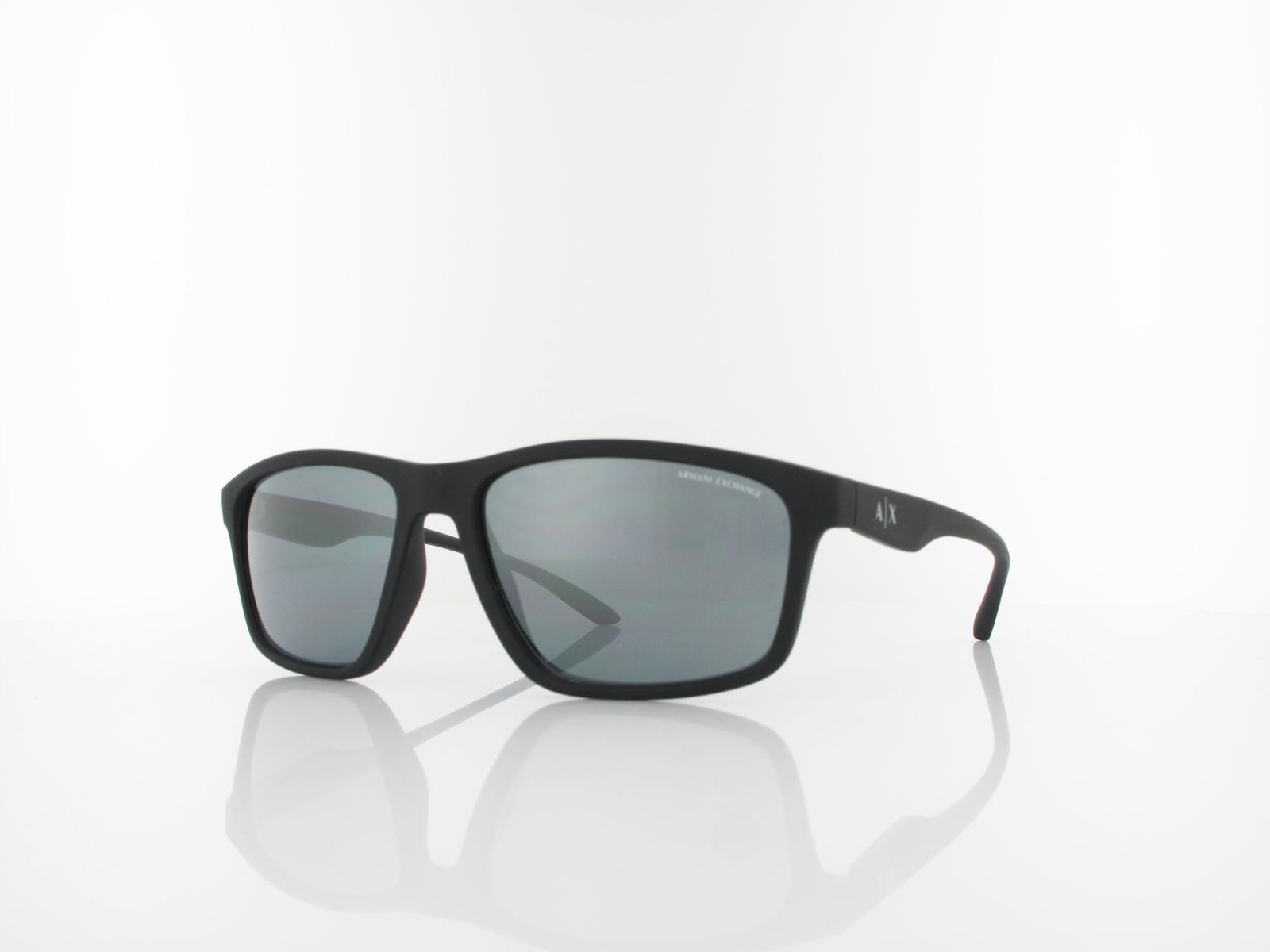 Armani Exchange | AX4122S 80786G 59 | matte black / light grey mirror black