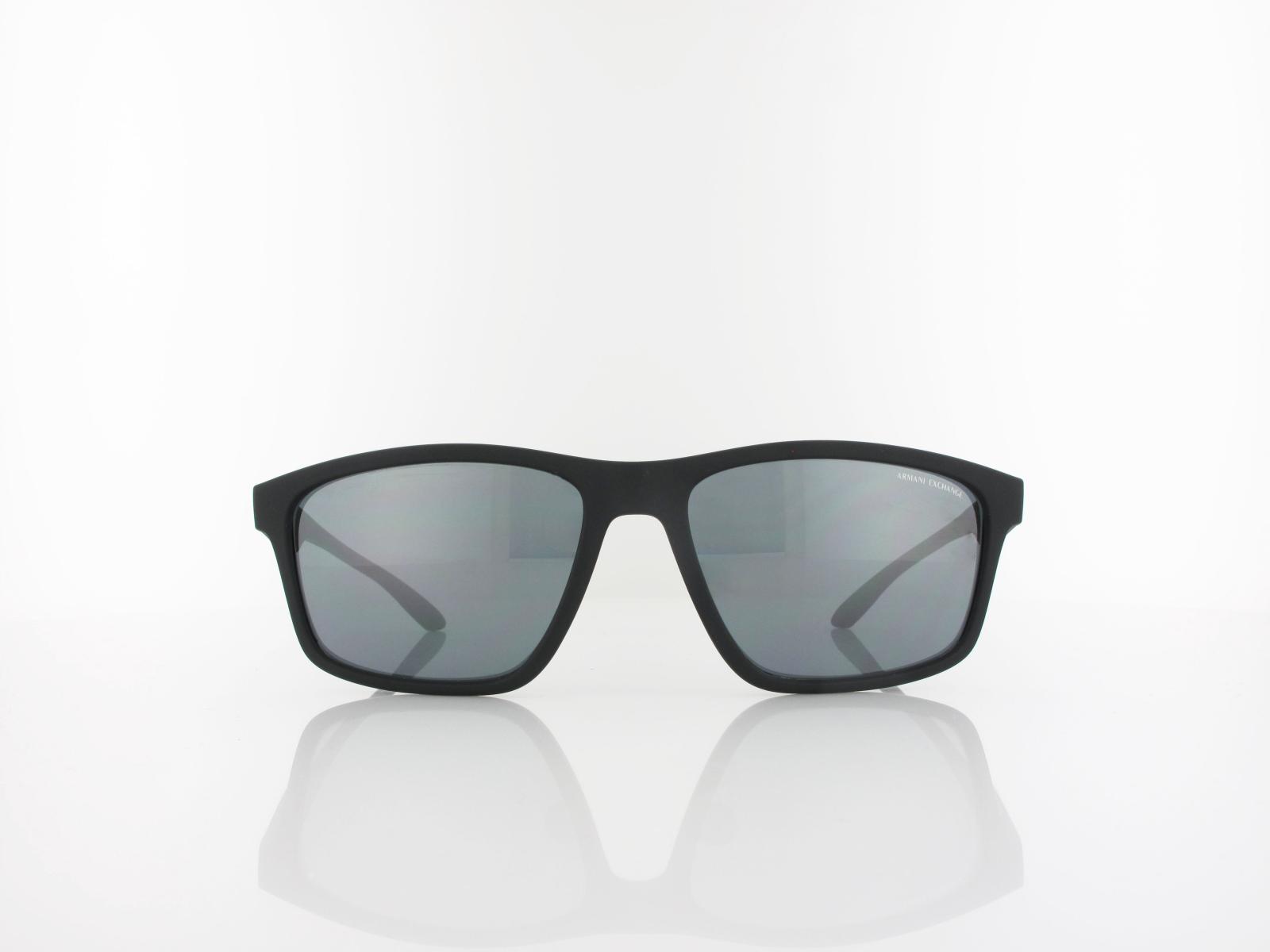 Armani Exchange | AX4122S 80786G 59 | matte black / light grey mirror black