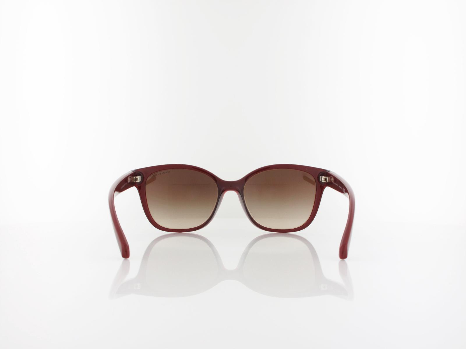 Armani Exchange | AX4127S 824113 54 | shiny transparent red / gradient brown