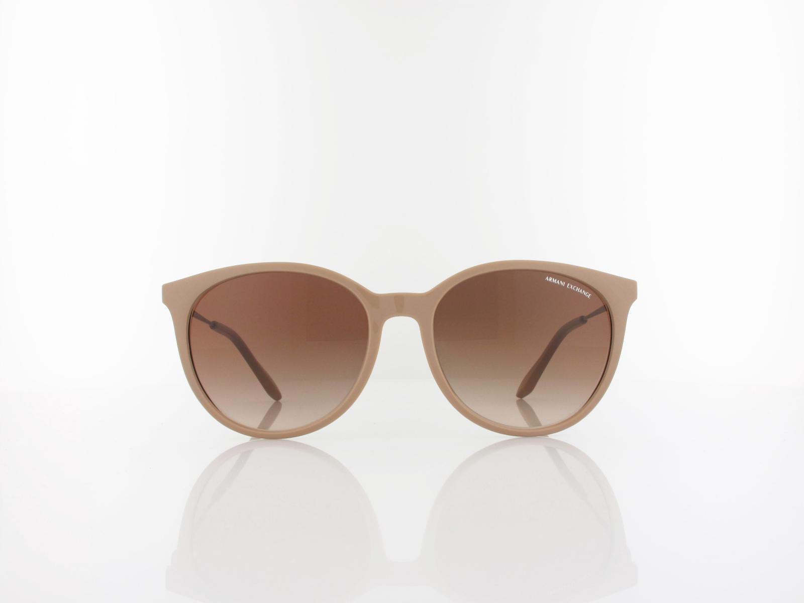Armani Exchange | AX4140S 834213 55 | shiny tundra / gradient brown
