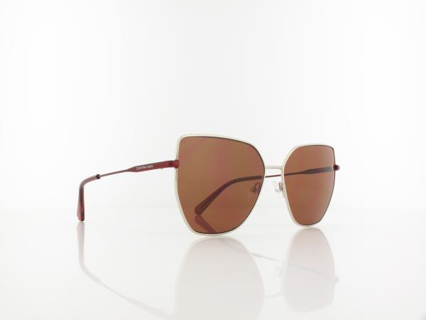 Calvin Klein | CKJ23202S 724 60 | gold burgundy / brown
