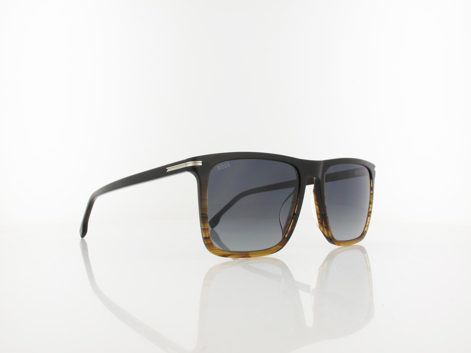 Boss | BOSS 1750/G/S NNG/9O 56 | brown shaded horn / dark grey shaded