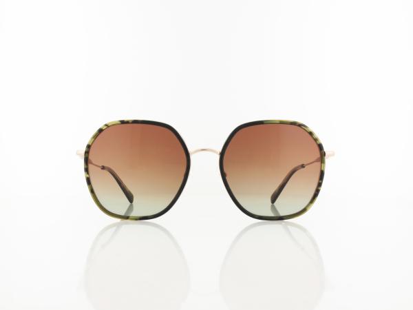 Longchamp | LO163S 749 58 | rose gold green camou / brown gradient
