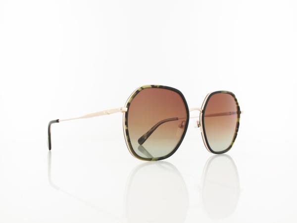 Longchamp | LO163S 749 58 | rose gold green camou / brown gradient