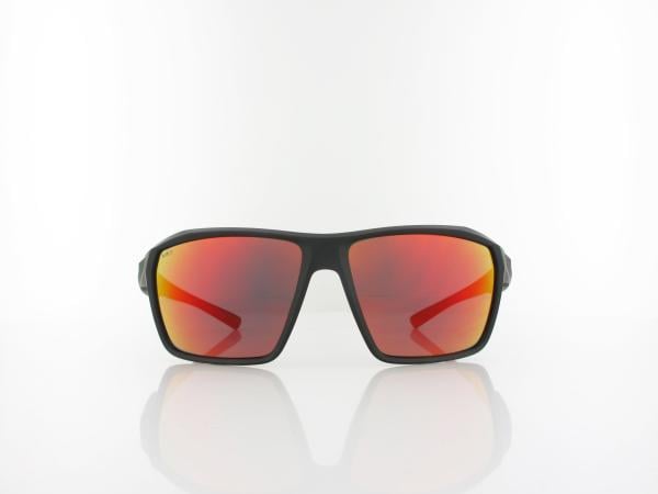 Brilando | Premium Sport M2560 62 | schwarz matt rot / rot verspiegelt
