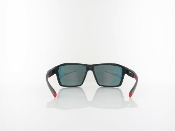 Brilando | Premium Sport M2560 62 | schwarz matt rot / rot verspiegelt