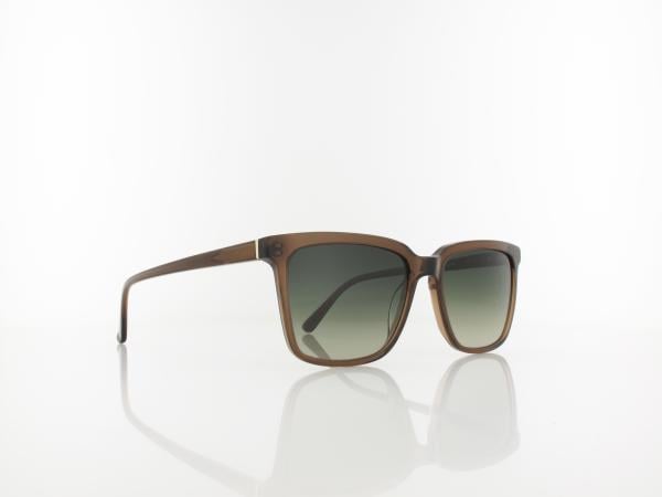 Brilando | Premium S2310 54 | braun transparent / grün grau verlauf 85-65 prozent