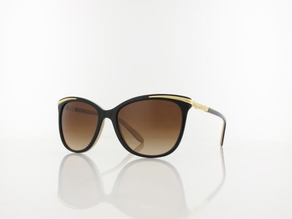 Ralph | RA5203 109013 54 | shiny black on nude gold / gradient brown