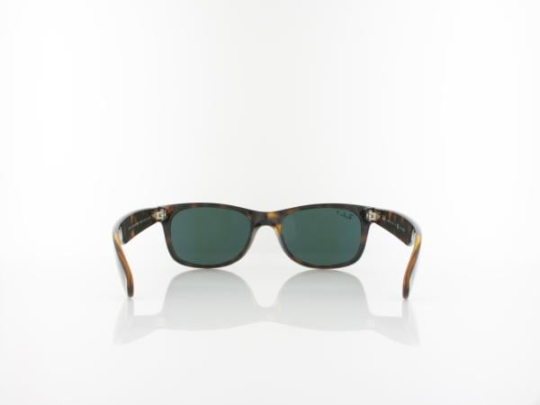 Ray Ban | New Wayfarer RB2132 902/58 52 | tortoise / crystal green polarized