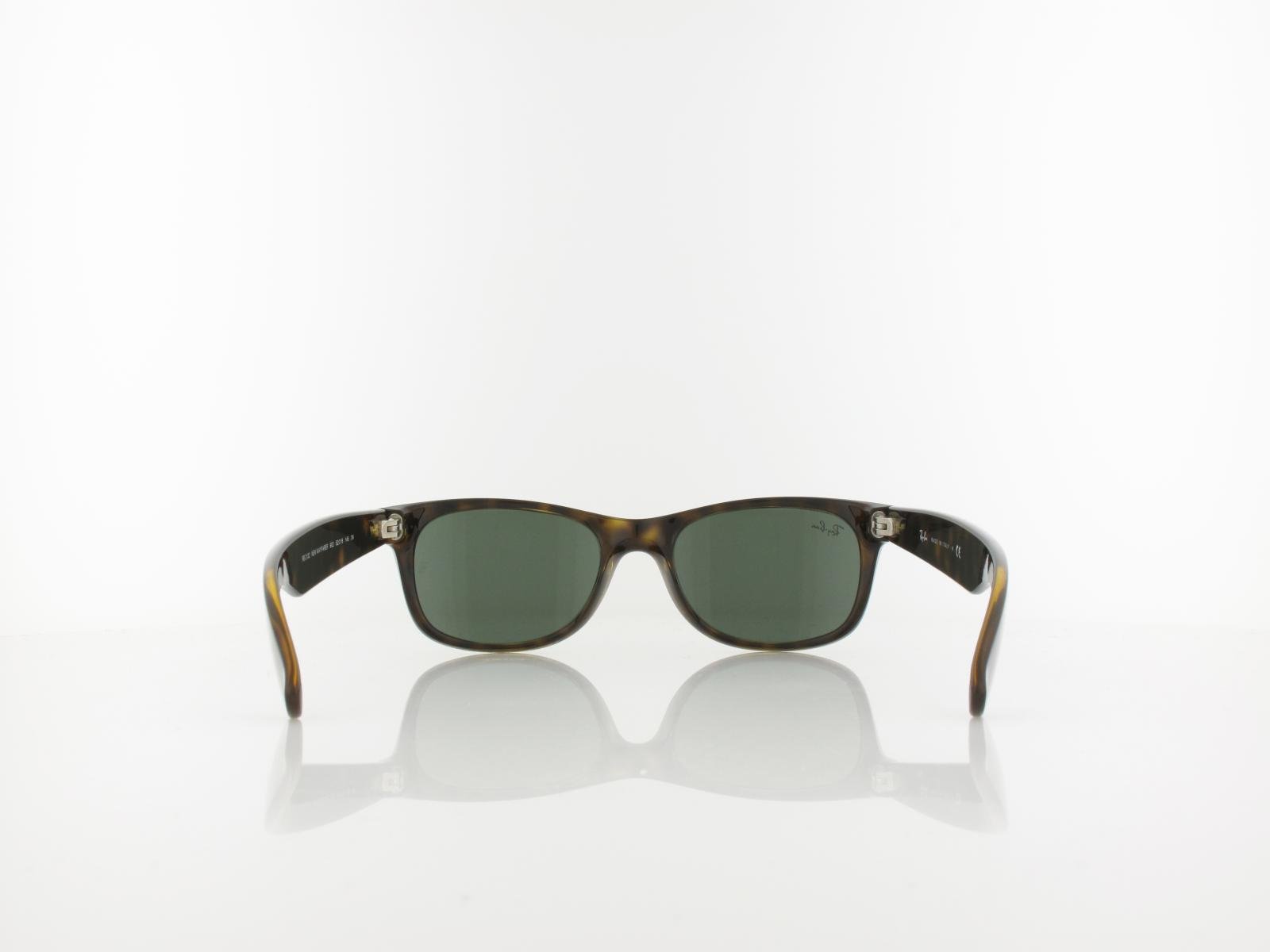 Ray Ban | New Wayfarer RB2132 902 52 | tortoise / crystal green