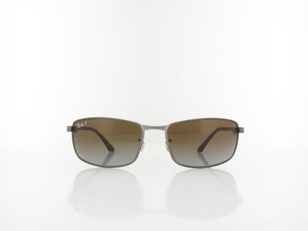 Ray Ban | RB3498 029/T5 61 | matte gunmetal / grey gradient brown polar