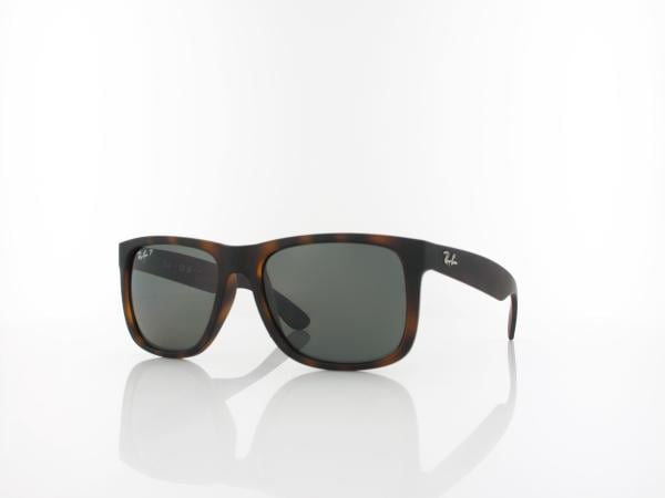 Ray Ban | JUSTIN RB4165 86587 55 | rubber havana / dark grey polar