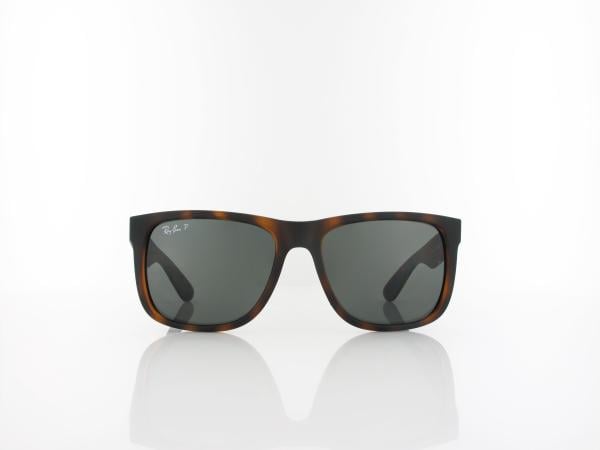 Ray Ban | JUSTIN RB4165 86587 55 | rubber havana / dark grey polar