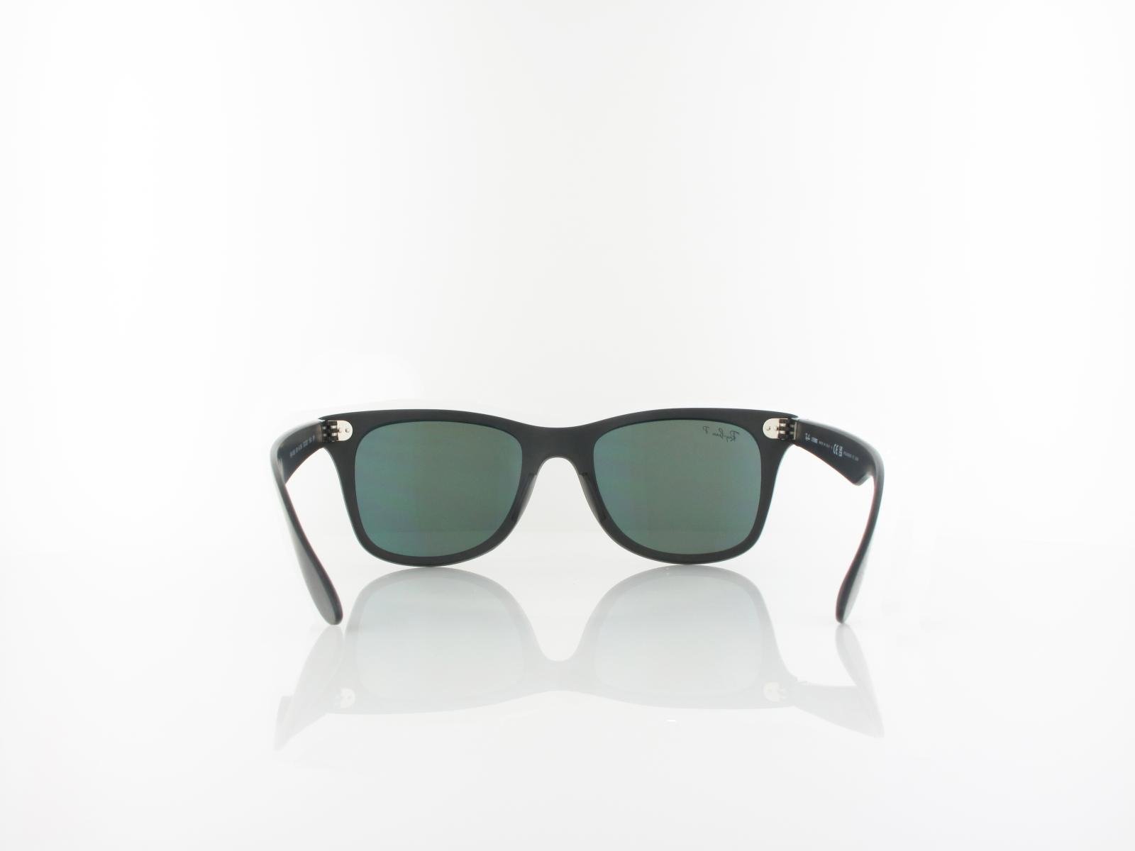 Ray Ban | Wayfarer Liteforce RB4195 601S9A 52 | matte black / polar green