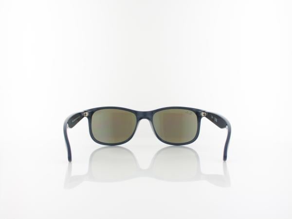 Ray Ban | Andy RB4202 615355 55 | shiny blue on matte top / green mirror blue
