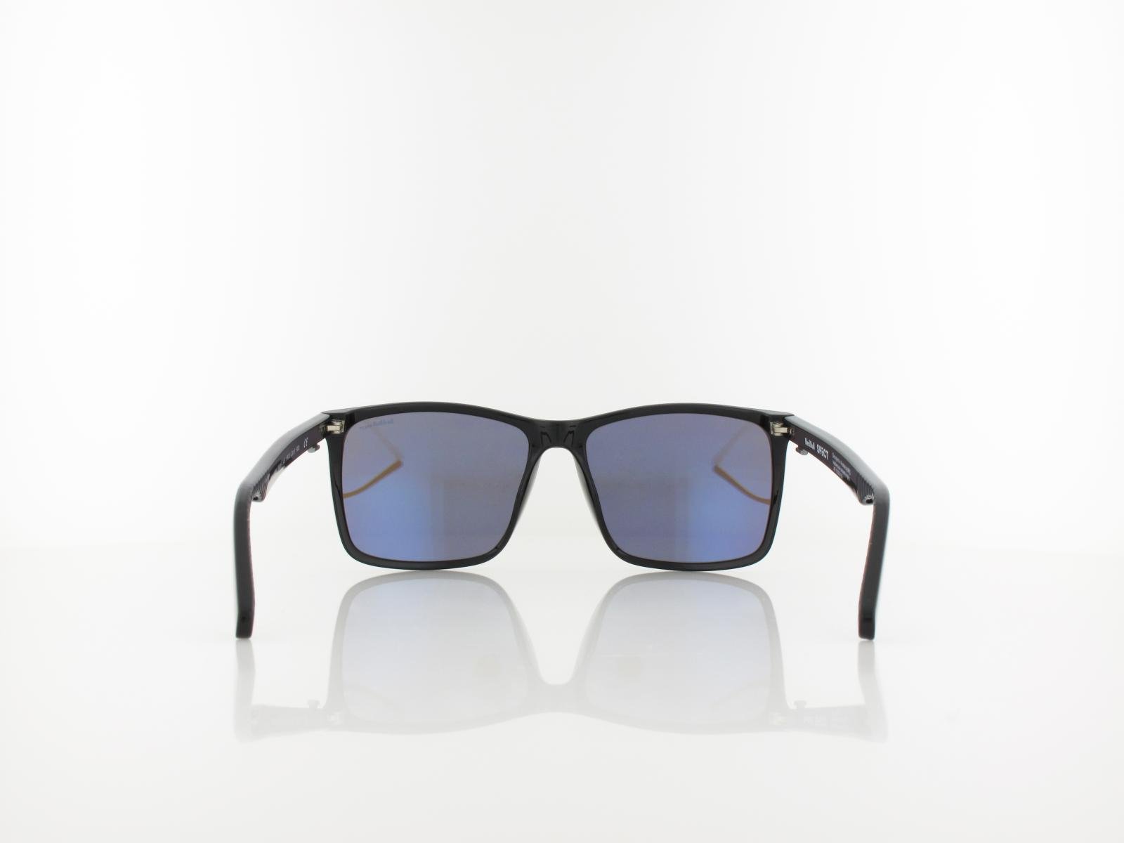 Red Bull SPECT | BOW 007P 59 | black / smoke with blue mirror pol