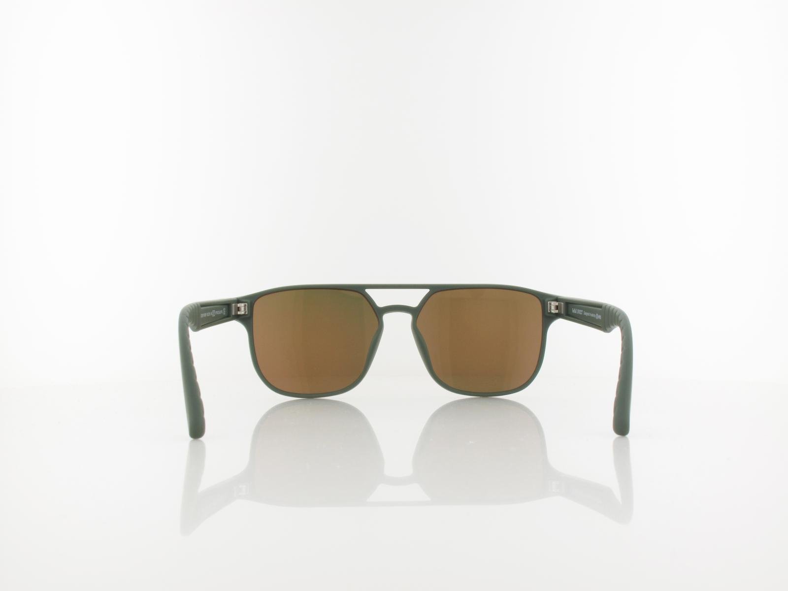 Red Bull SPECT | ELROY 003P 55 | olive green / brown with red mirror polarized