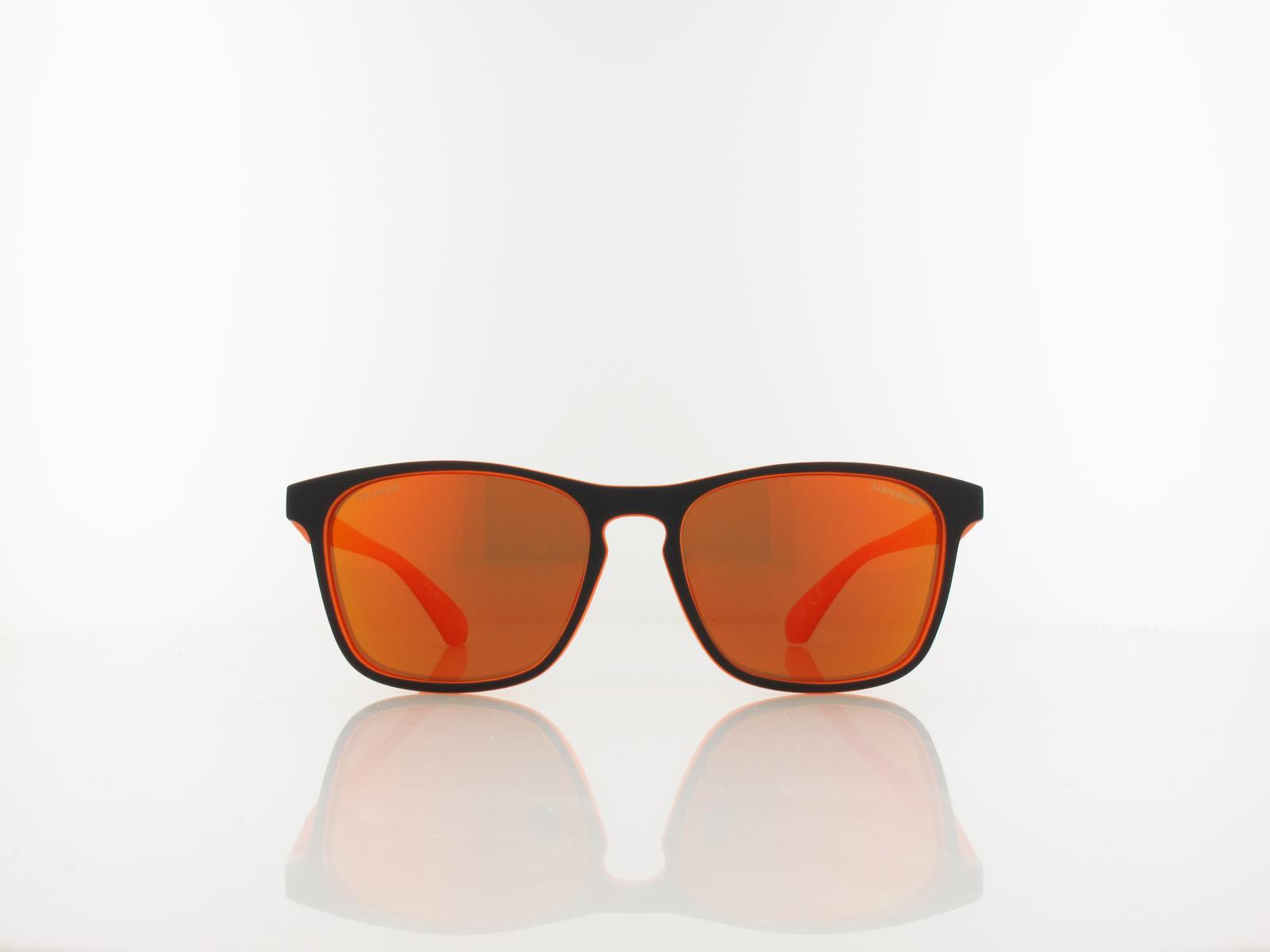 Superdry | 5017 127P 53 | matte black orange / yellow mirror polarized