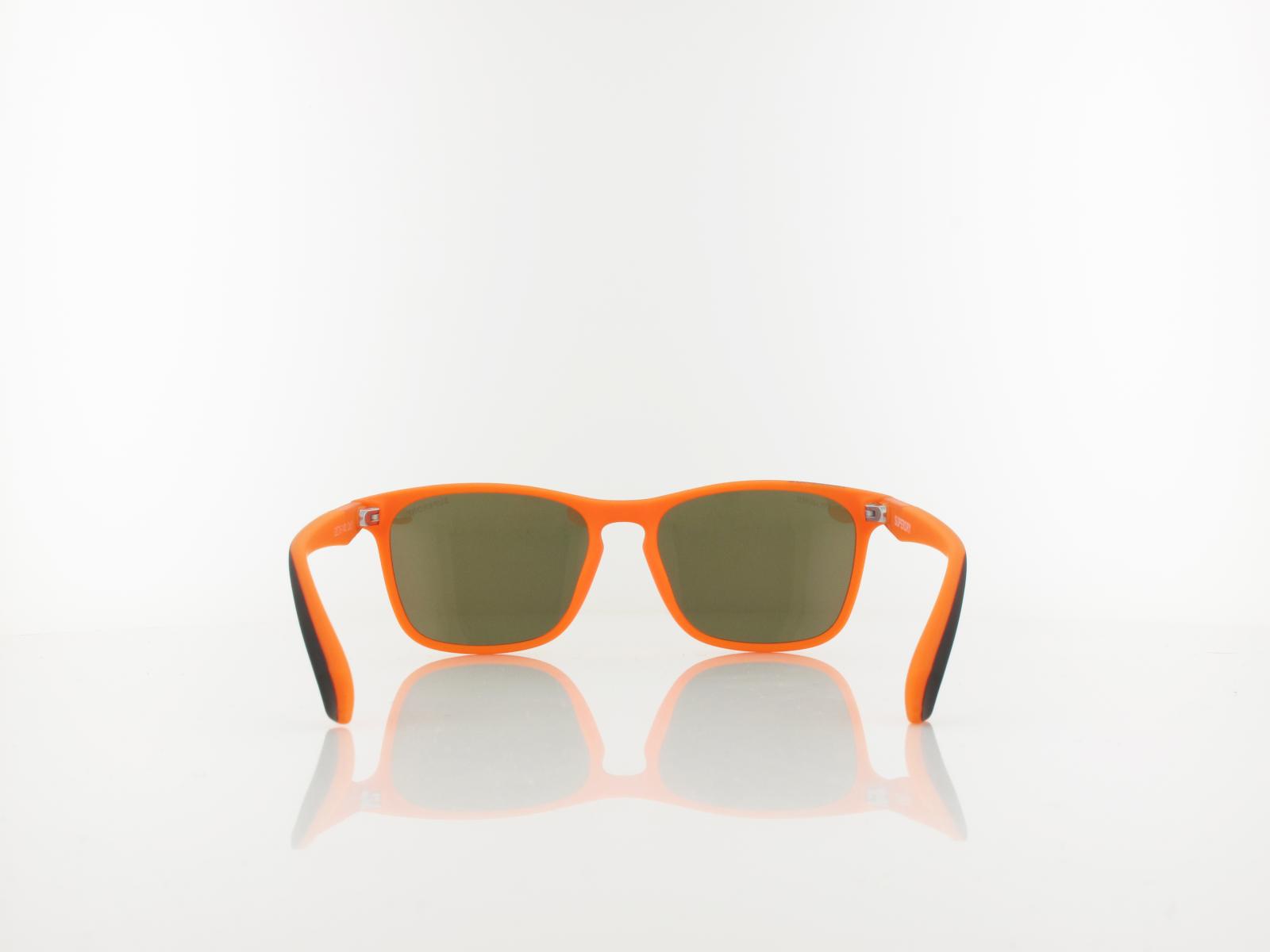 Superdry | 5017 127P 53 | matte black orange / yellow mirror polarized