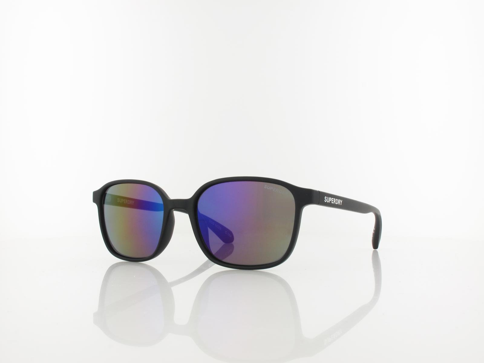 Superdry | 5028 104 52 | matte black / rainbow mirror