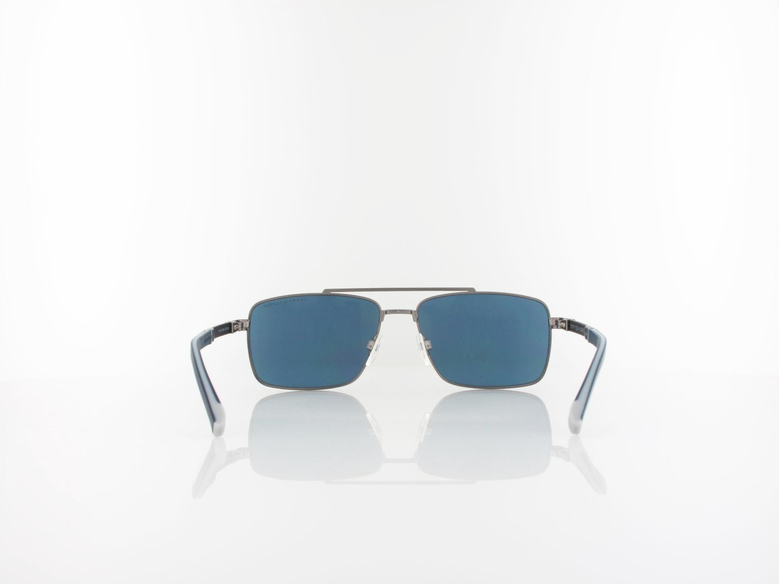 Tommy Hilfiger | TH 2078/S R80/KU 58 | matte dark ruthenium / blue