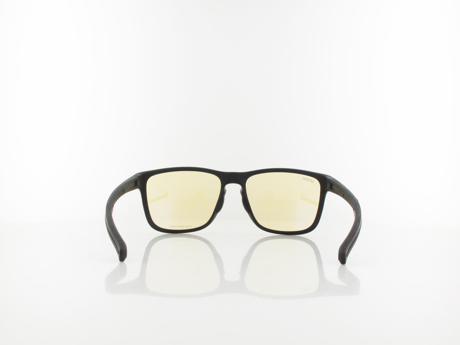 UVEX | retina / lvl up BLUE colorvision S533020 2201 55 | black mat / uvex colorvision yellow