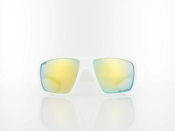 UVEX | mtn venture CV S533054 8882 65 | white matt / colorvision mirror yellow