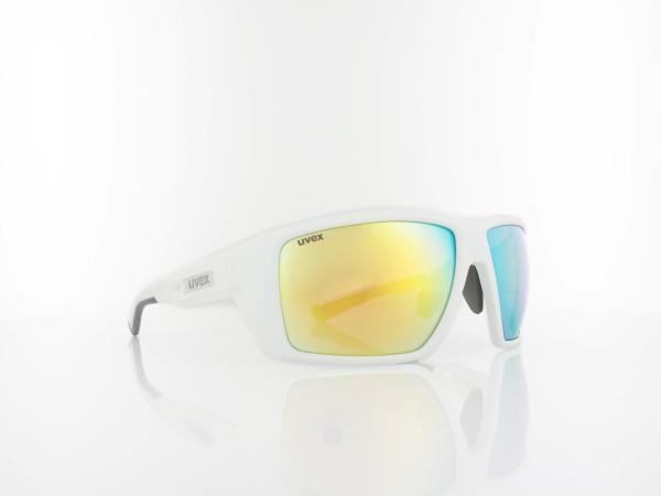 UVEX | mtn venture CV S533054 8882 65 | white matt / colorvision mirror yellow