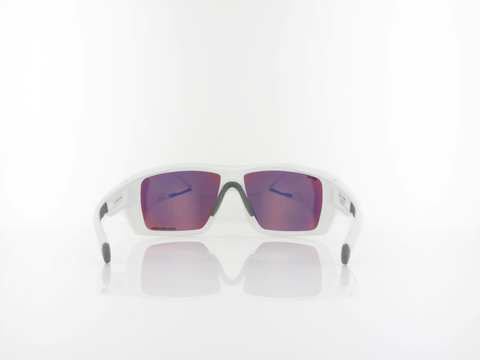 UVEX | mtn venture CV S533054 8882 65 | white matt / colorvision mirror yellow