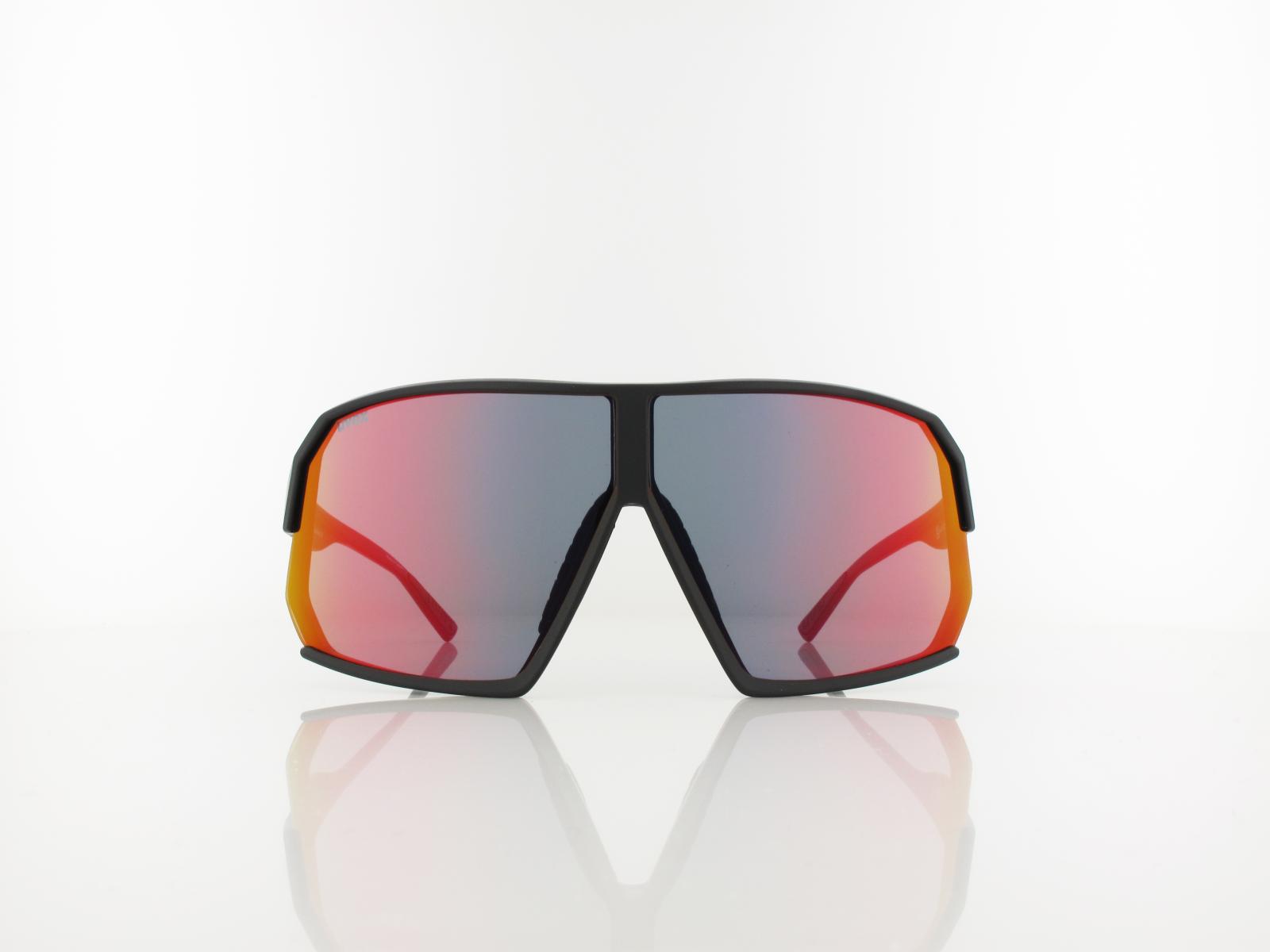 UVEX | sportstyle 237 S533058 2216 75 | black matt / supravision mirror red