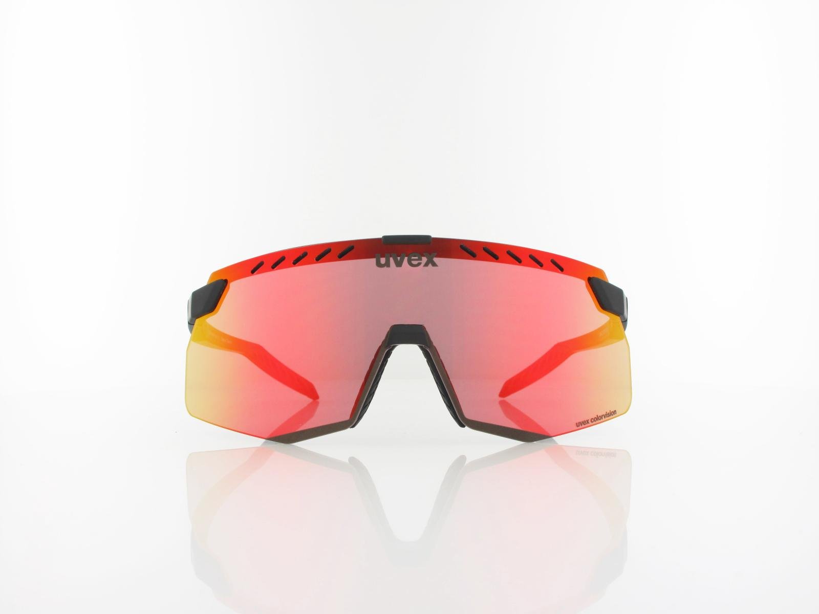 UVEX | pace stage S CV S533073 2287 140 | black matt / colorvision mirror red