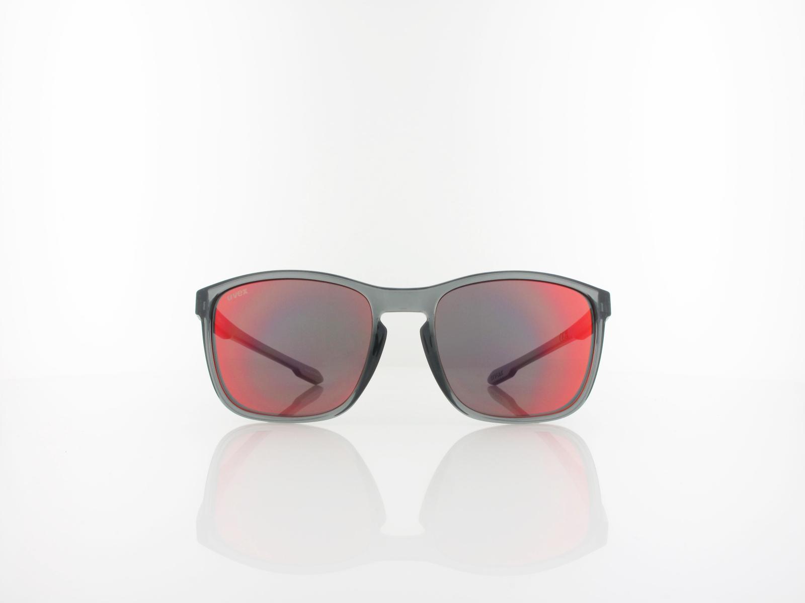 UVEX | lgl 52 S533078 9916 55 | smoke / mirror red