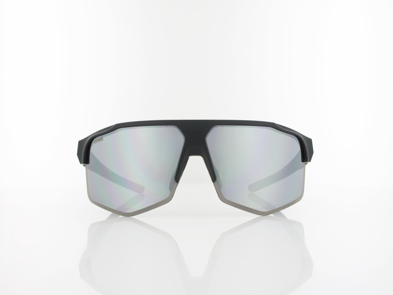 UVEX | axos set S533081 2216 70 | black matt / mirror silver - clear