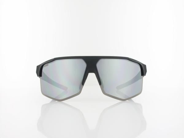 UVEX | axos set S533081 2216 70 | black matt / mirror silver - clear