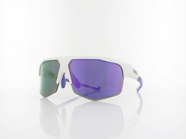 UVEX | axos set S533081 8416 70 | white matt / mirror purple - clear