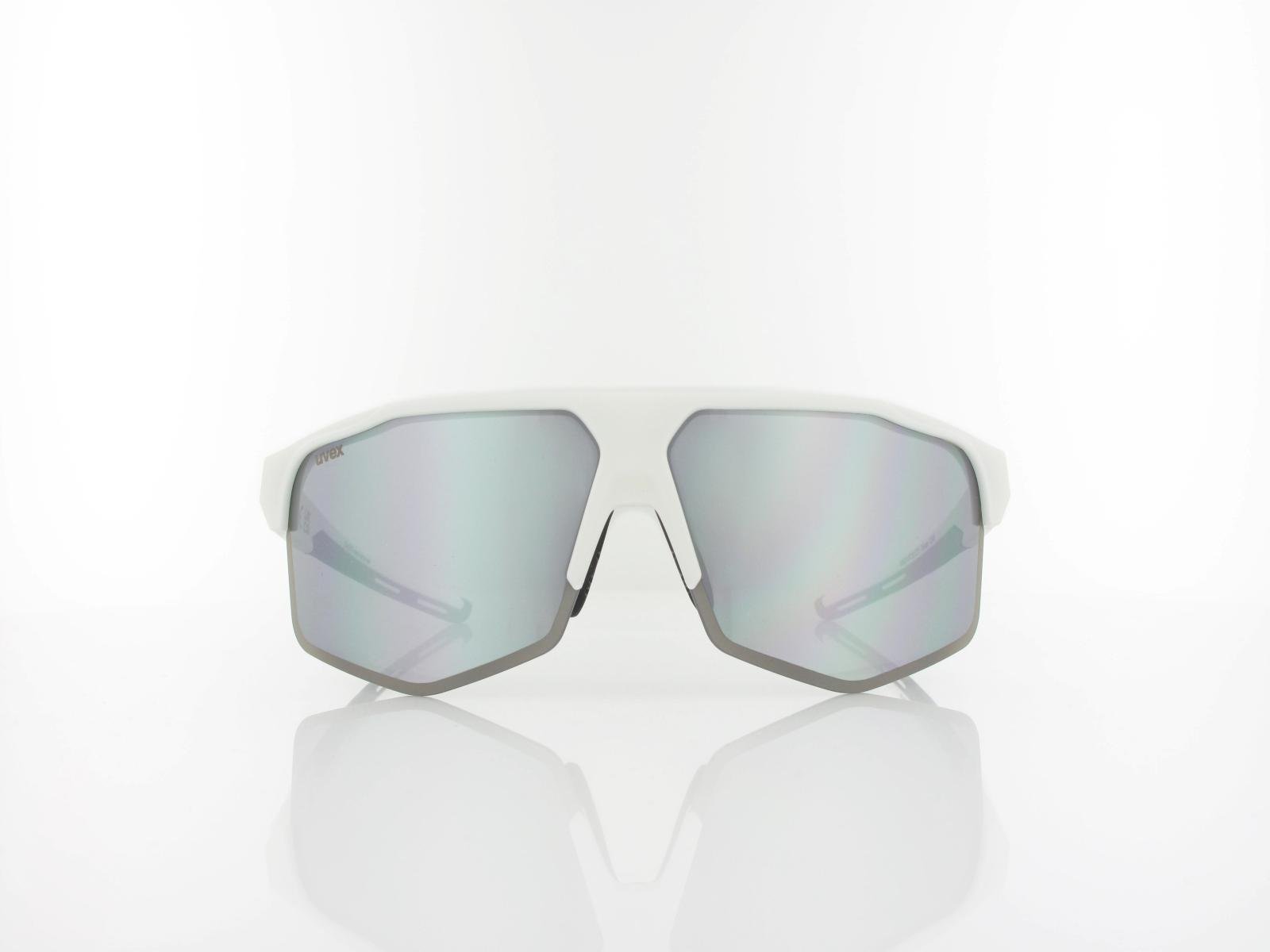 UVEX | axos set S533081 8816 70 | white matt / mirror silver - clear